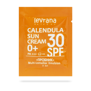 Пробник солнцезащитного крема для лица и тела «Календула 30SPF 0+»
