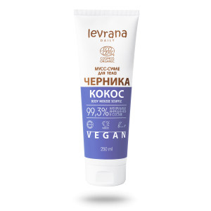 Мусс-суфле для тела "Черника и кокос"