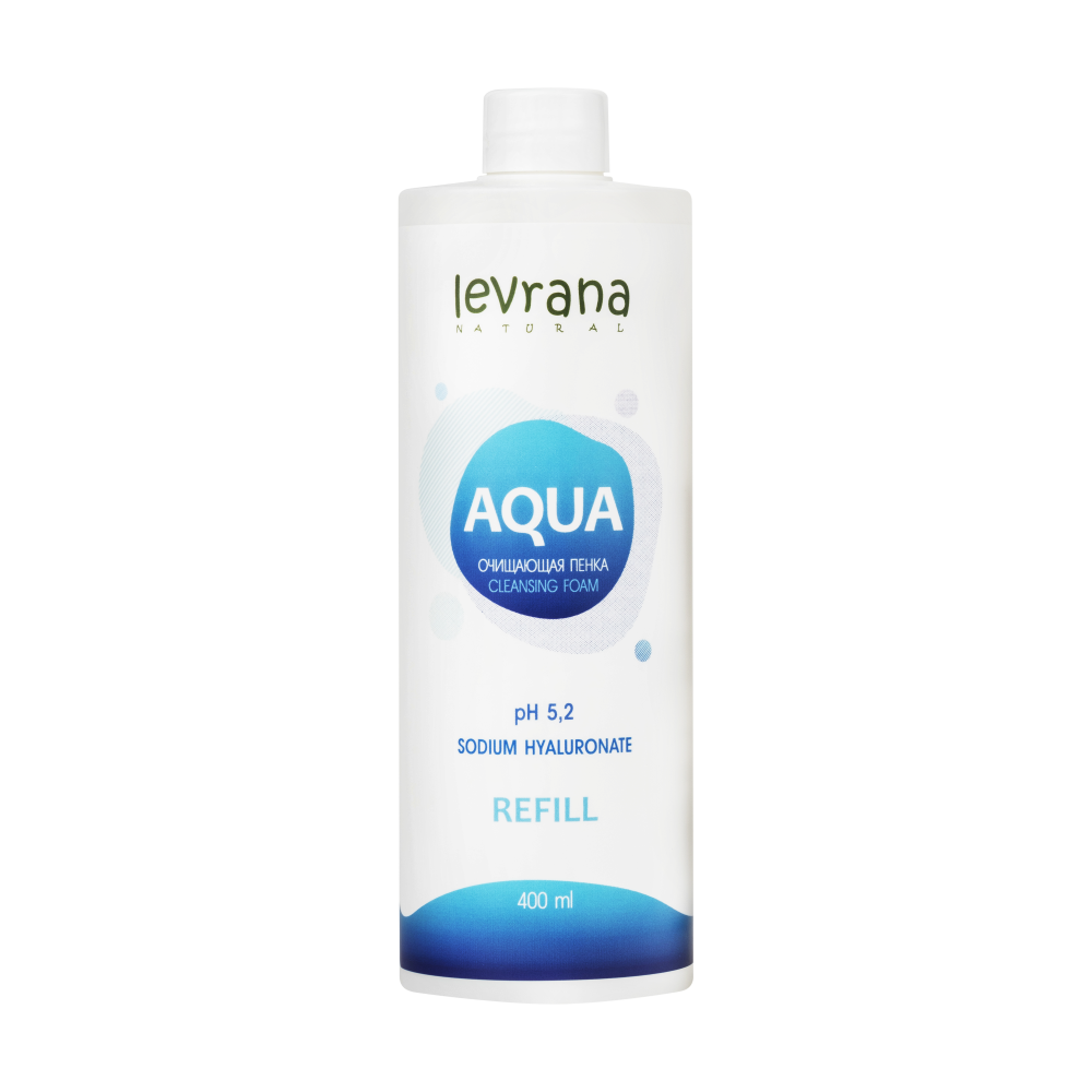 Пенка для умывания AQUA с гиалуроновой кислотой, 400 мл