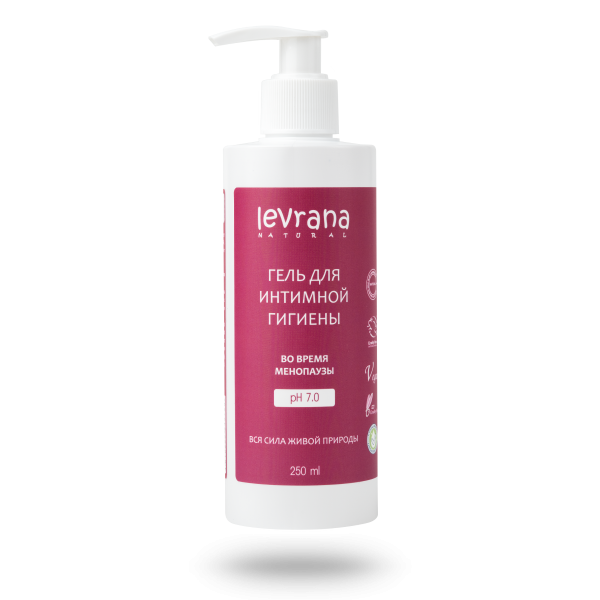 Гель для интимной гигиены во время менопаузы - Levrana