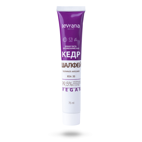 Зубная паста противокариесная "Кедр и шалфей"