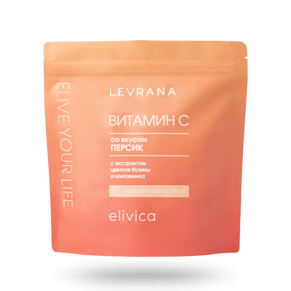 Мармелад Витамин С со вкусом персика
