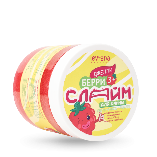 Гель-пена-мыло LEVRANA Слайм Джелли берри (500мл) Гель-пена-мыло LEVRANA Слайм Джелли берри (500мл)